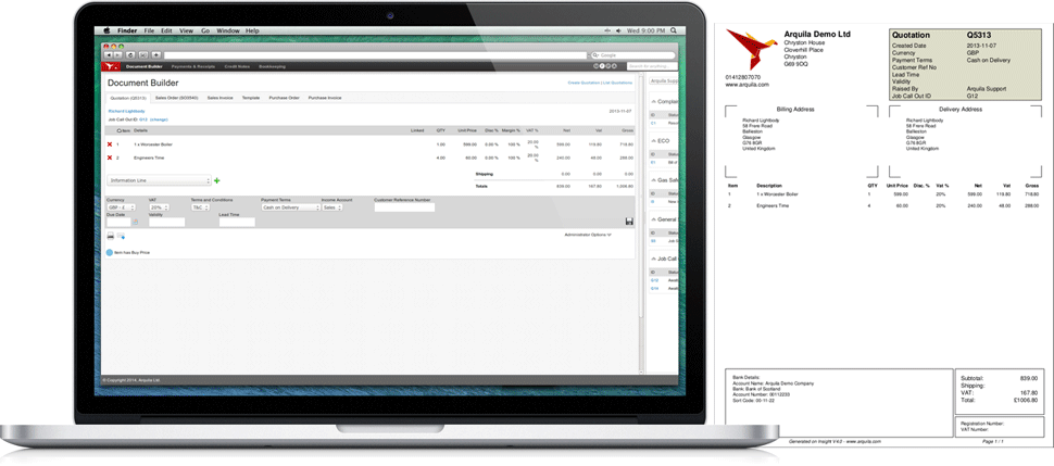 Insight — Finance, Invoicing & Payments